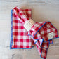 Gingham Cloth Napkins with Trim