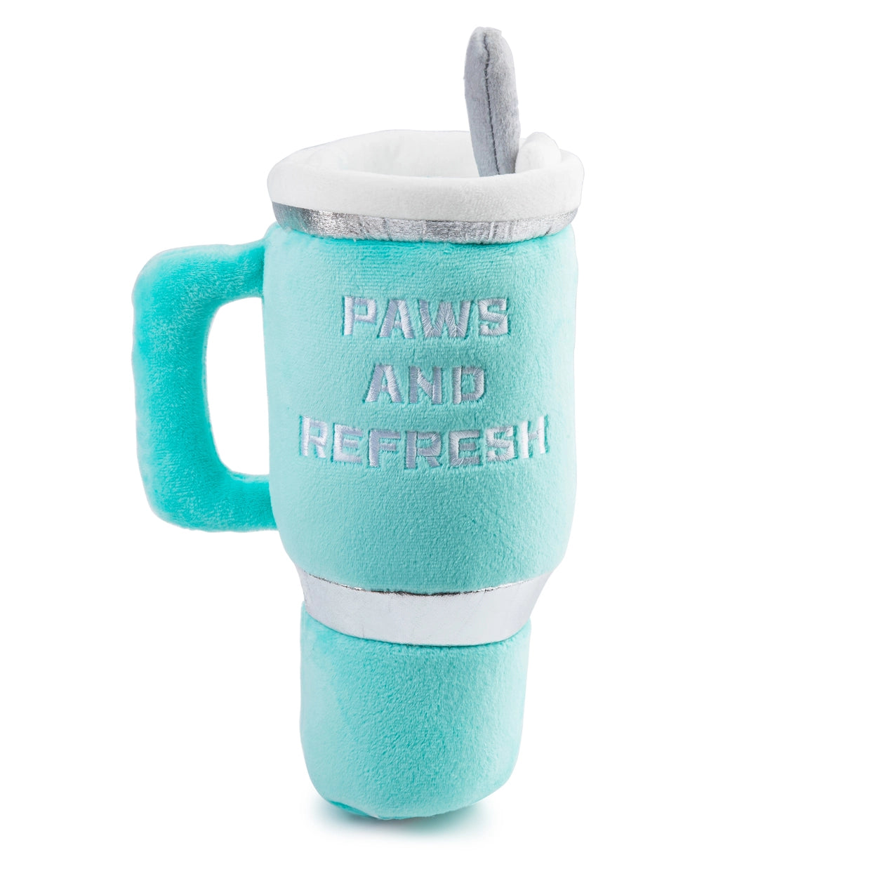 Teal Snuggly Cup Dog Toy