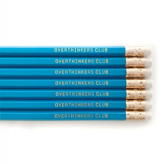 "Overthinkers Club" Pencils