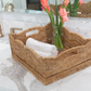Rattan Scallop Collection Shelf Basket
