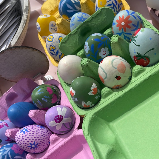 Hand-Painted Eggs