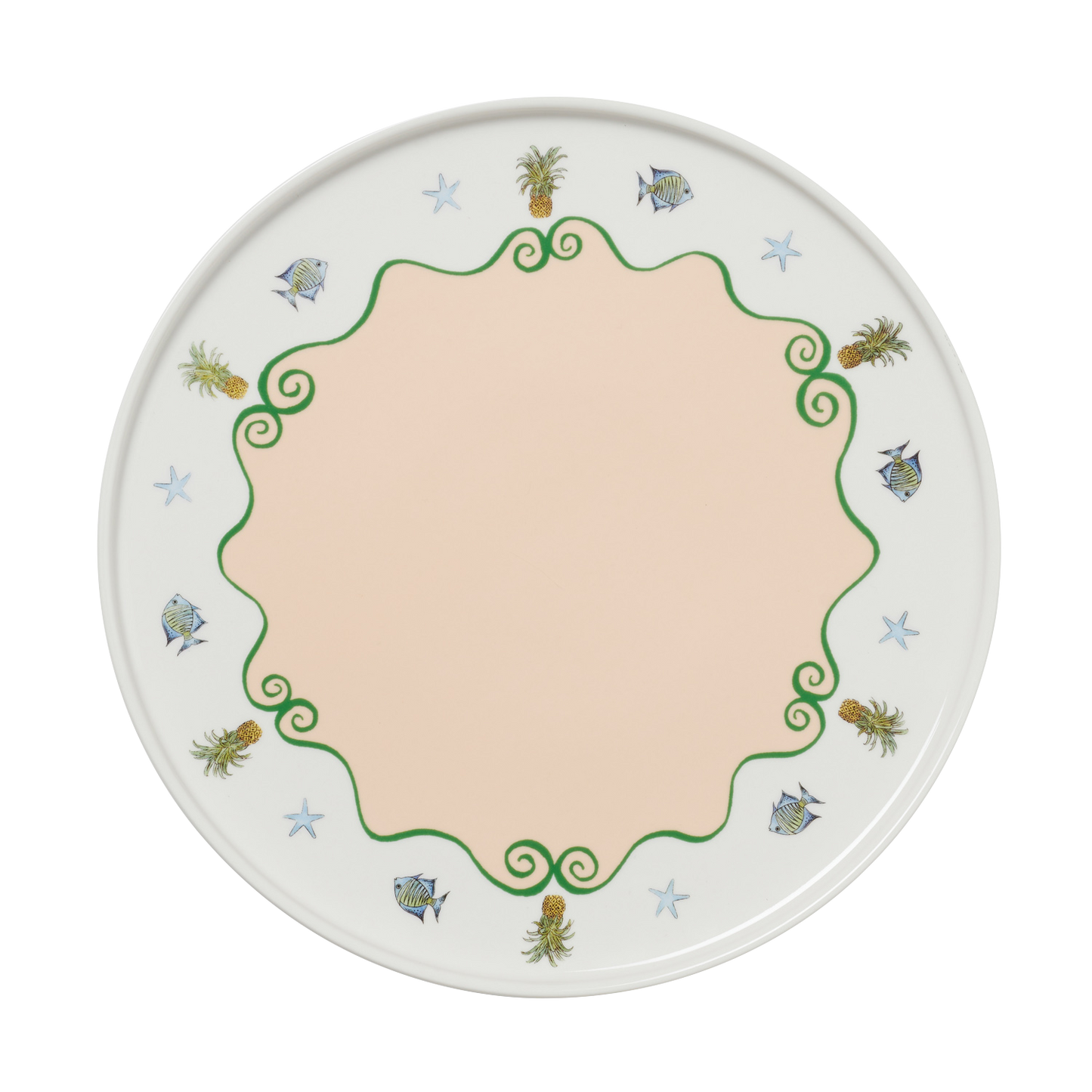 Whimsical Tropical Plate